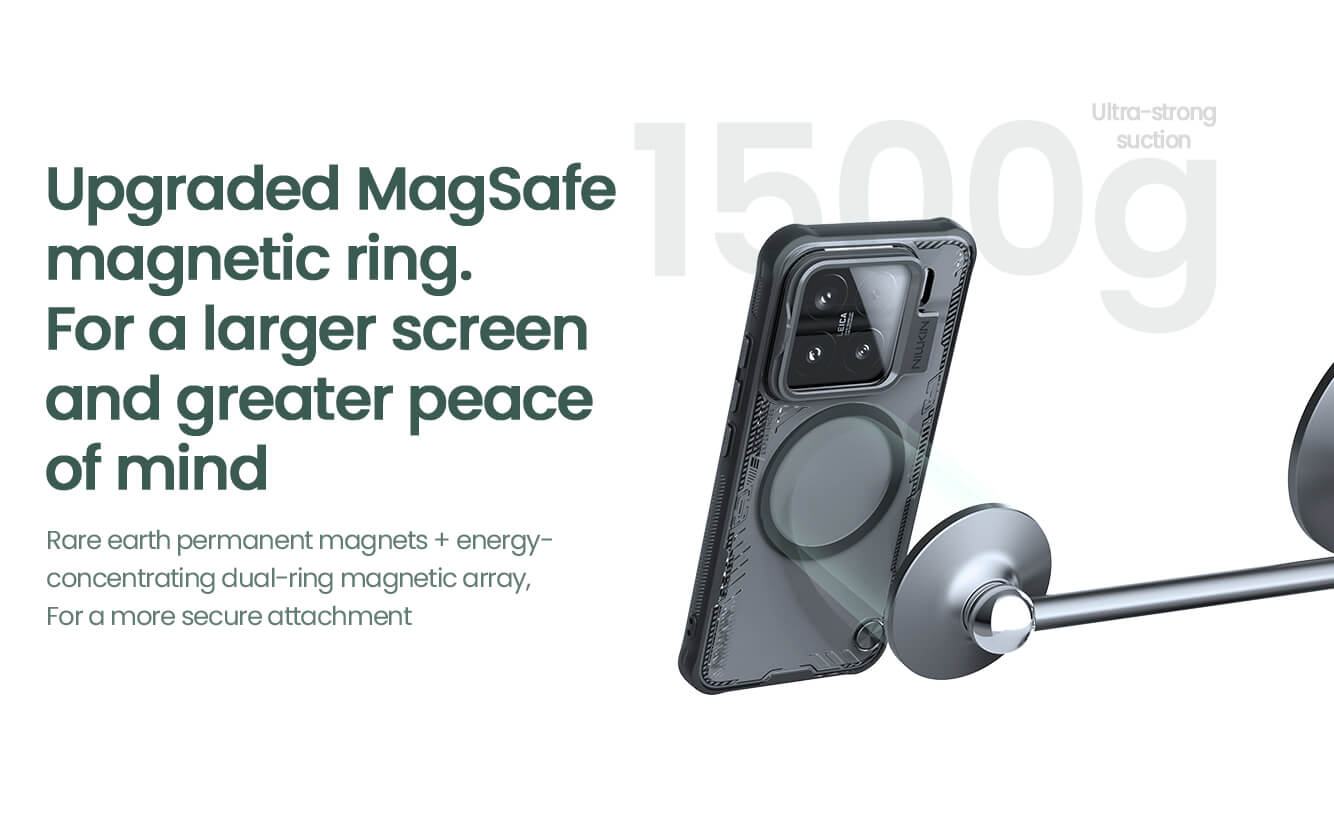 Чехол-крышка NILLKIN для Xiaomi 15 (серия Iceblade Prop Frame version Magnetic)